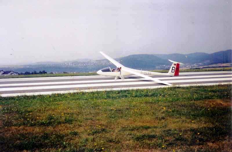 Unsere LS 1 auf der Piste von Allendorf/Eder